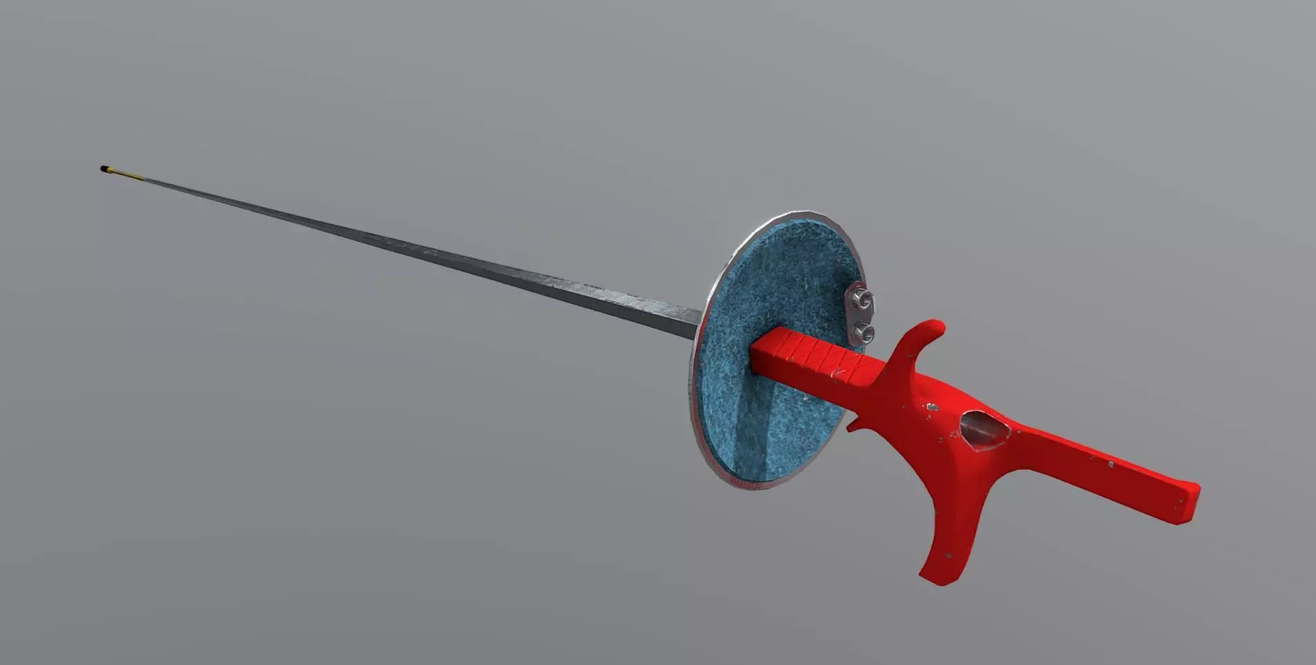 3D model A used foil fencing weapon VR / AR / low-poly | CGTrader, image size:1908x965