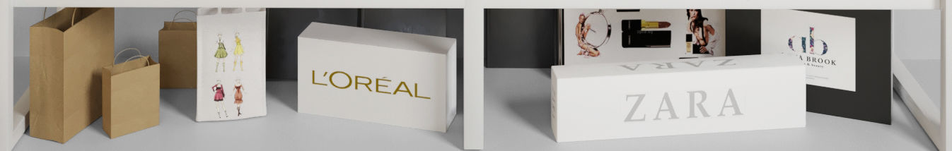 Shelving with cosmetics 3 3D model_4