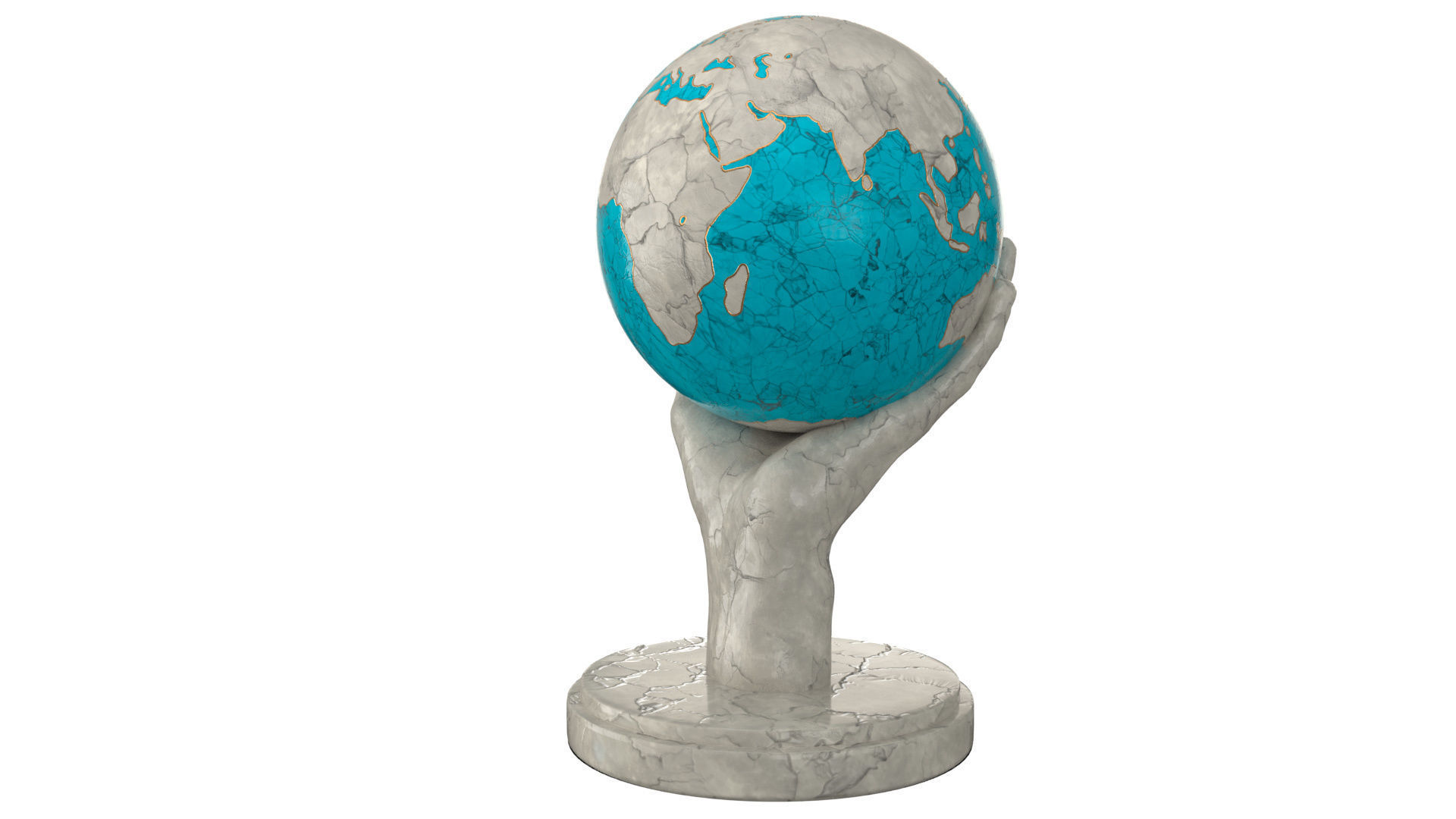 Hand that holds the world 3D model_12