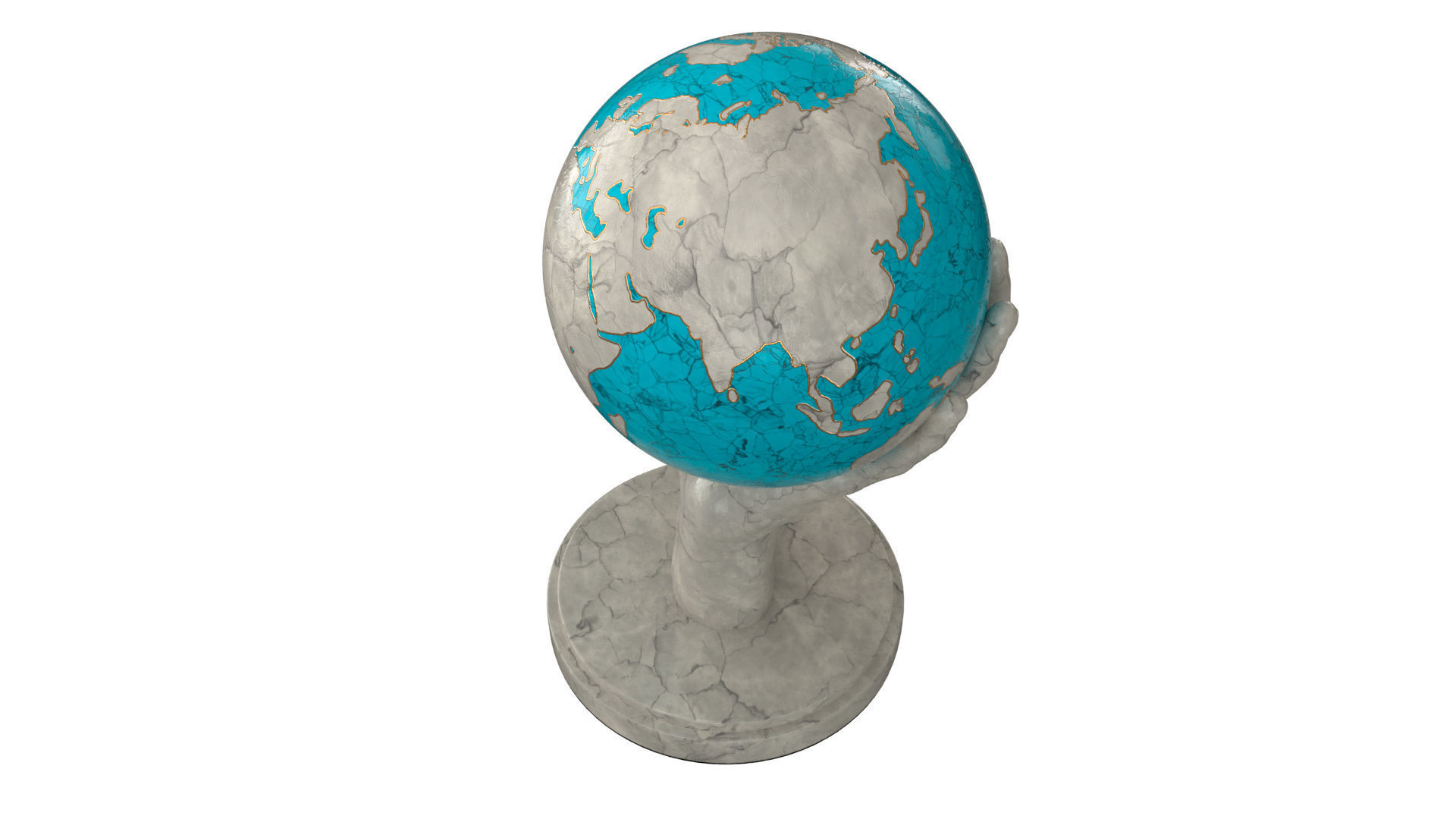 Hand that holds the world 3D model_5