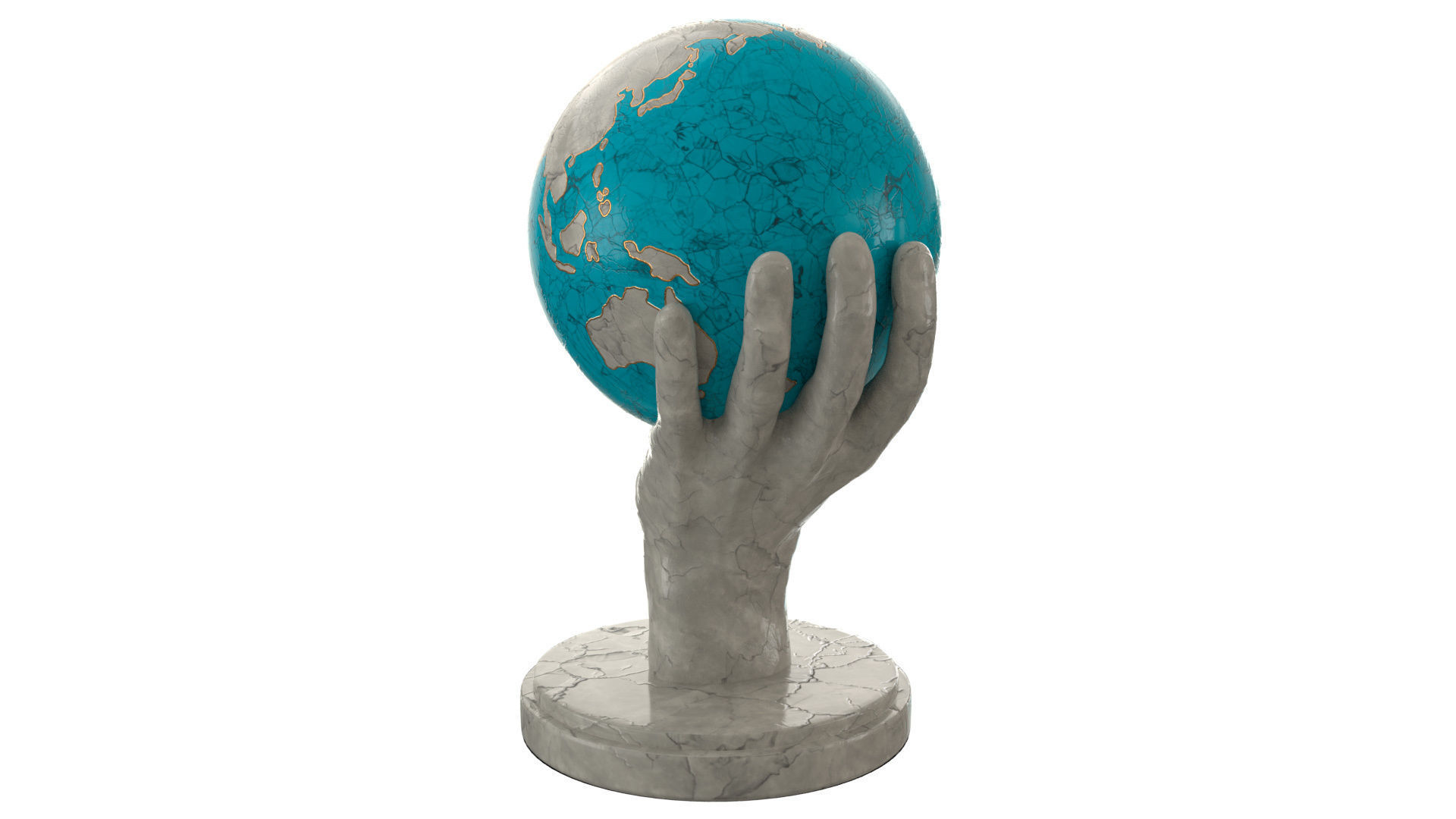Hand that holds the world 3D model_10