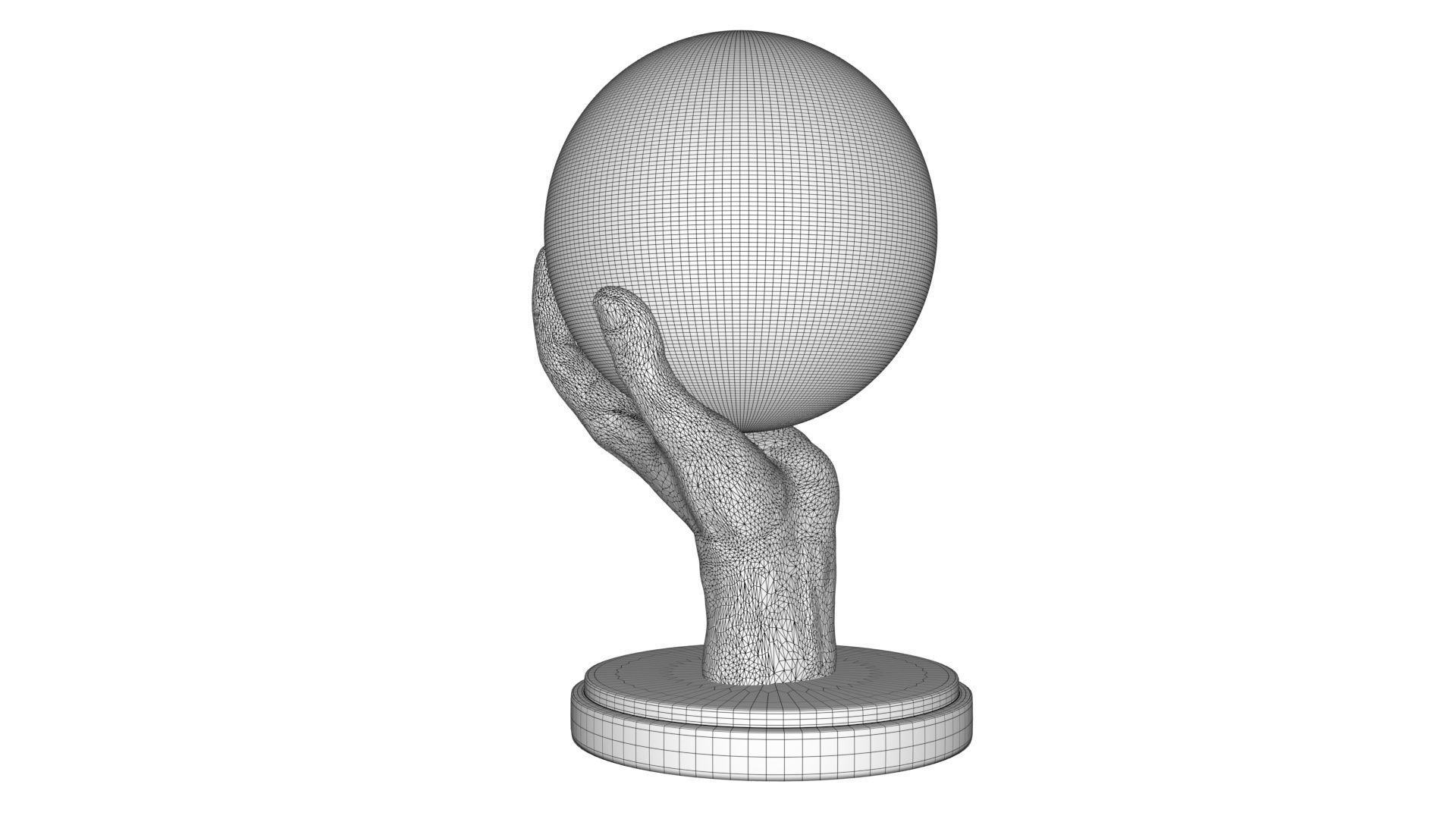 Hand that holds the world 3D model_17