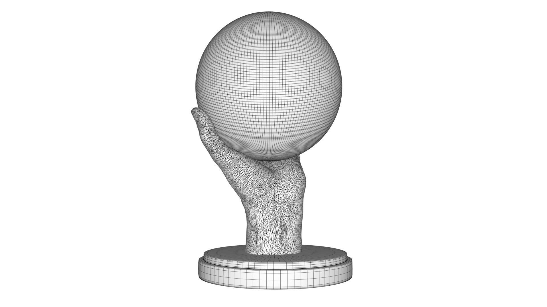 Hand that holds the world 3D model_16