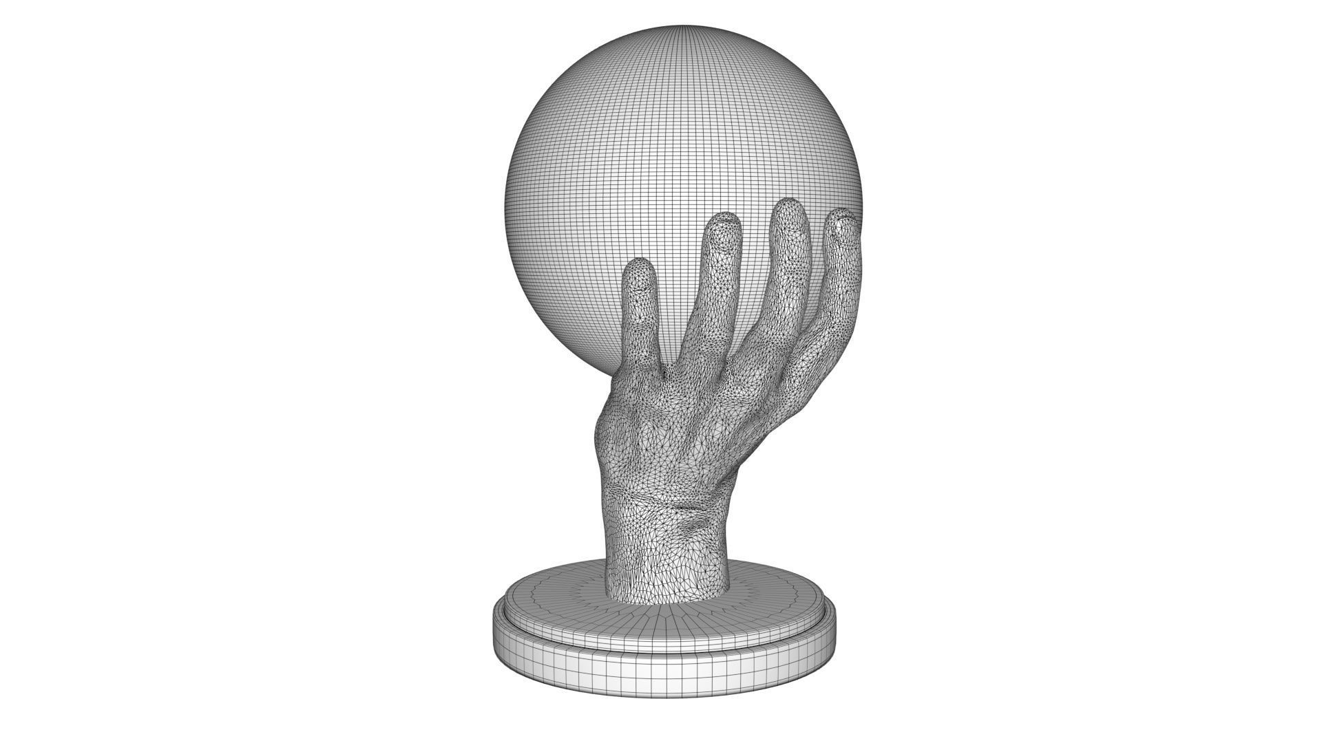 Hand that holds the world 3D model_15