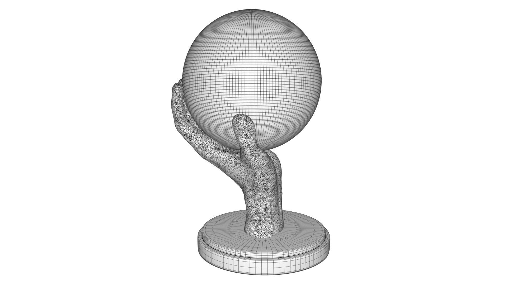 Hand that holds the world 3D model_13