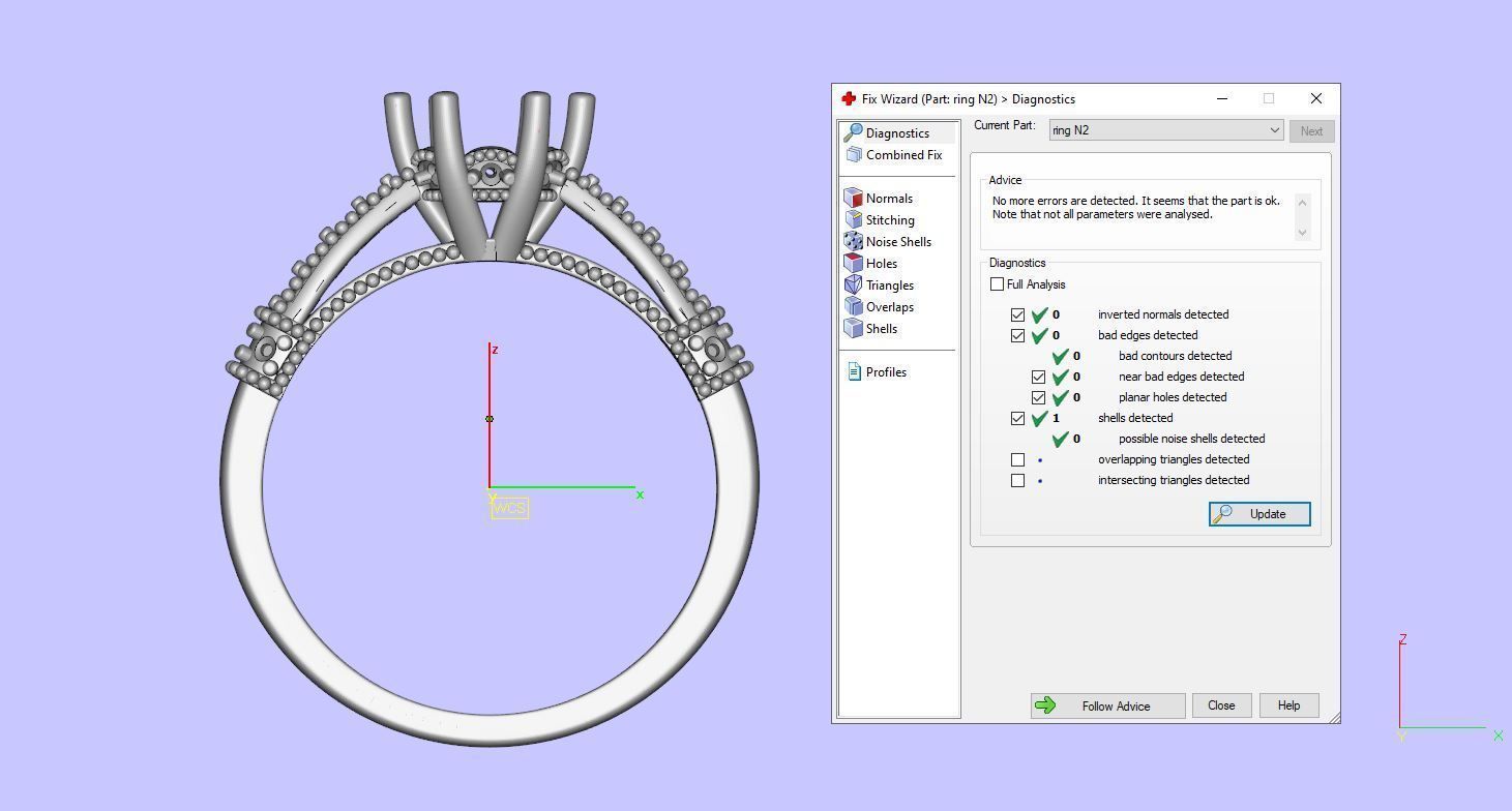 Engagement ring N2 3D print model_11