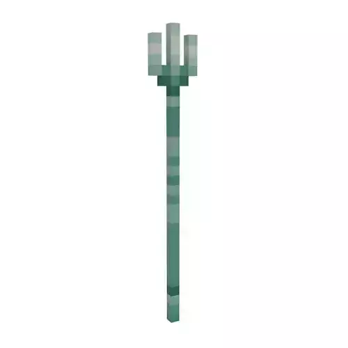 Minecraft Trident 3D print model