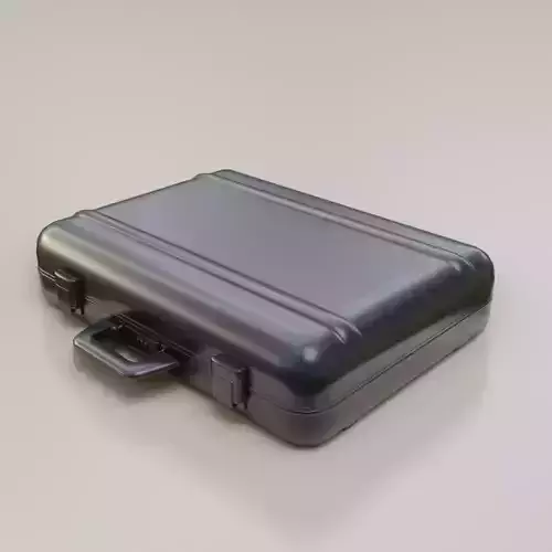 Attache case model in Blender 3D