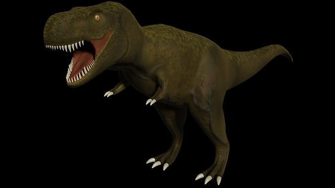 T-Rex t - rex Free low-poly 3D model
