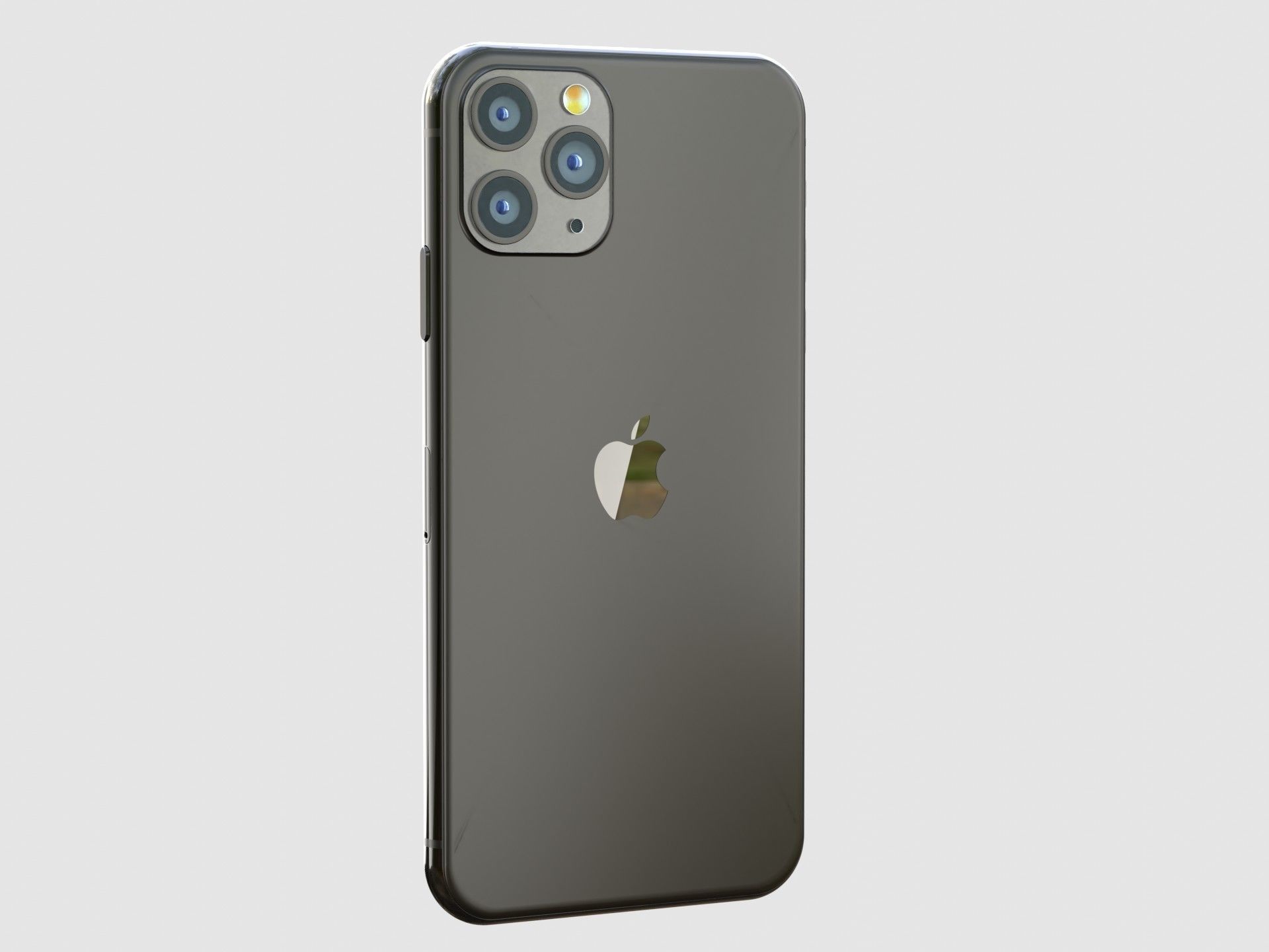 Iphone 11 pro max space gray 3D model_4