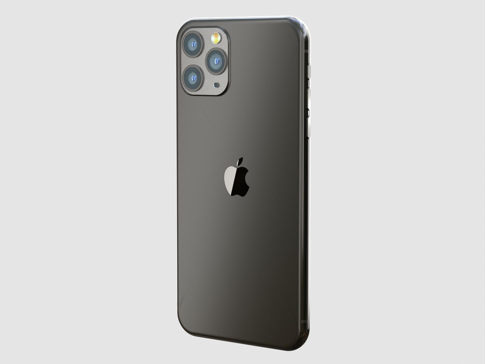 Iphone 11 pro max space gray 3D model_3