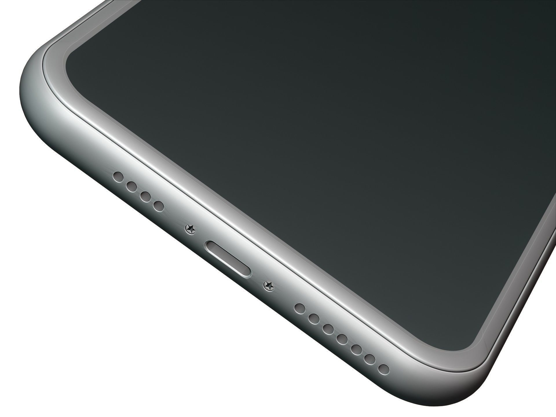 Iphone 11 pro max space gray 3D model_12