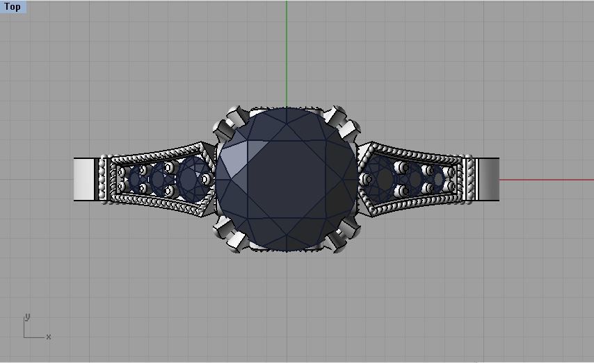 Model 184 Ring 3D print model_6