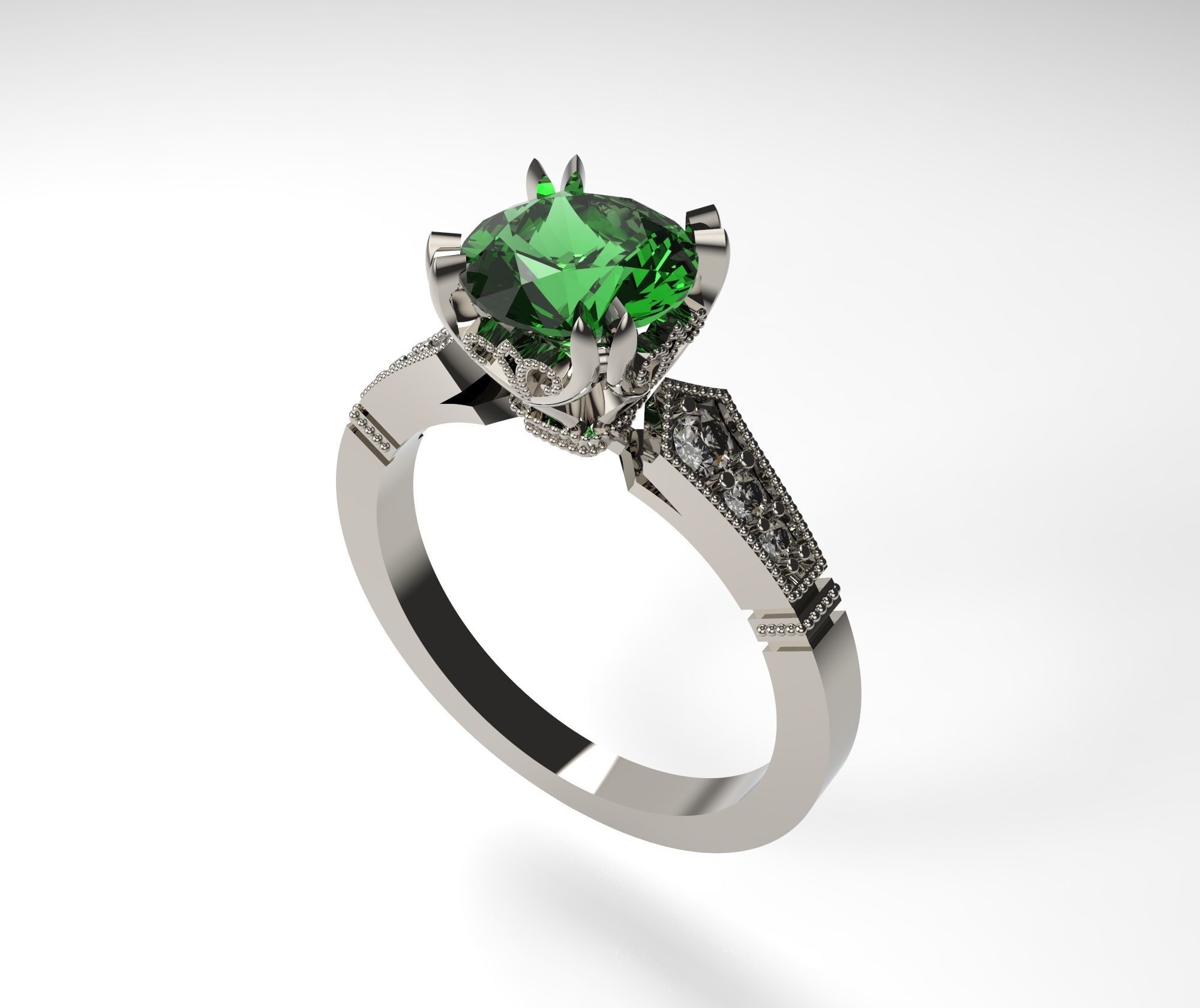 Model 184 Ring 3D print model_4