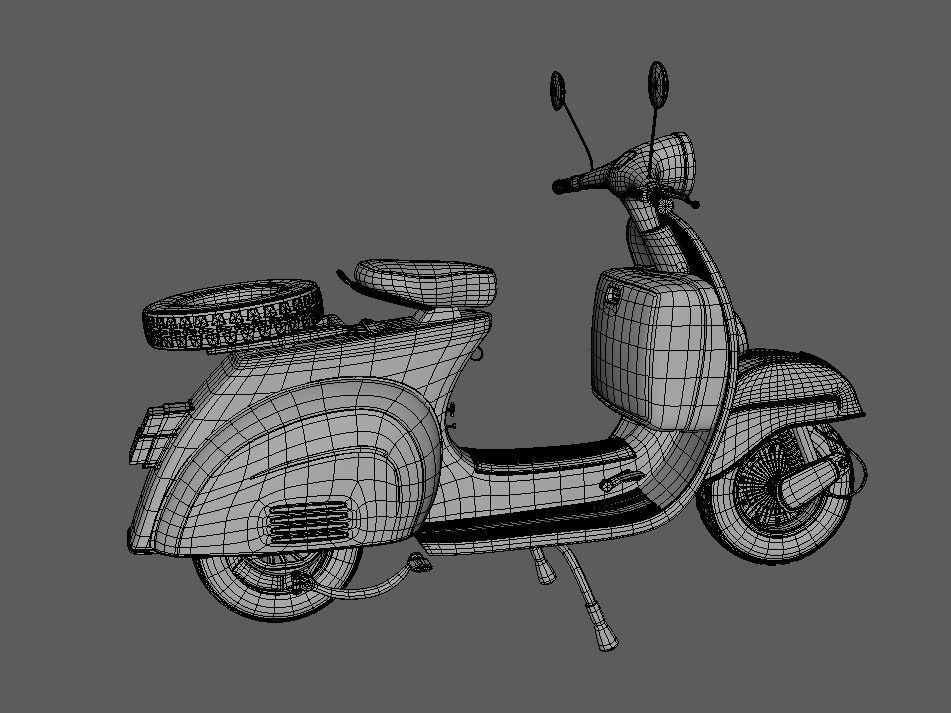 Vespa 3D model 3D model_5