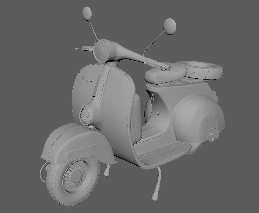 Vespa 3D model 3D model_0