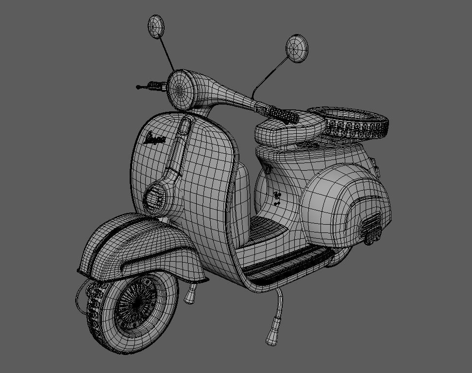 Vespa 3D model 3D model_1