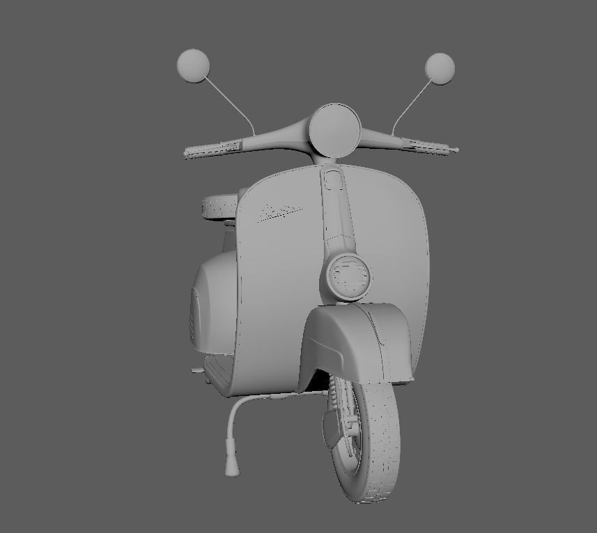 Vespa 3D model 3D model_2