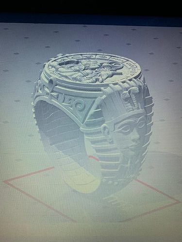 man ring egipt 3D print model