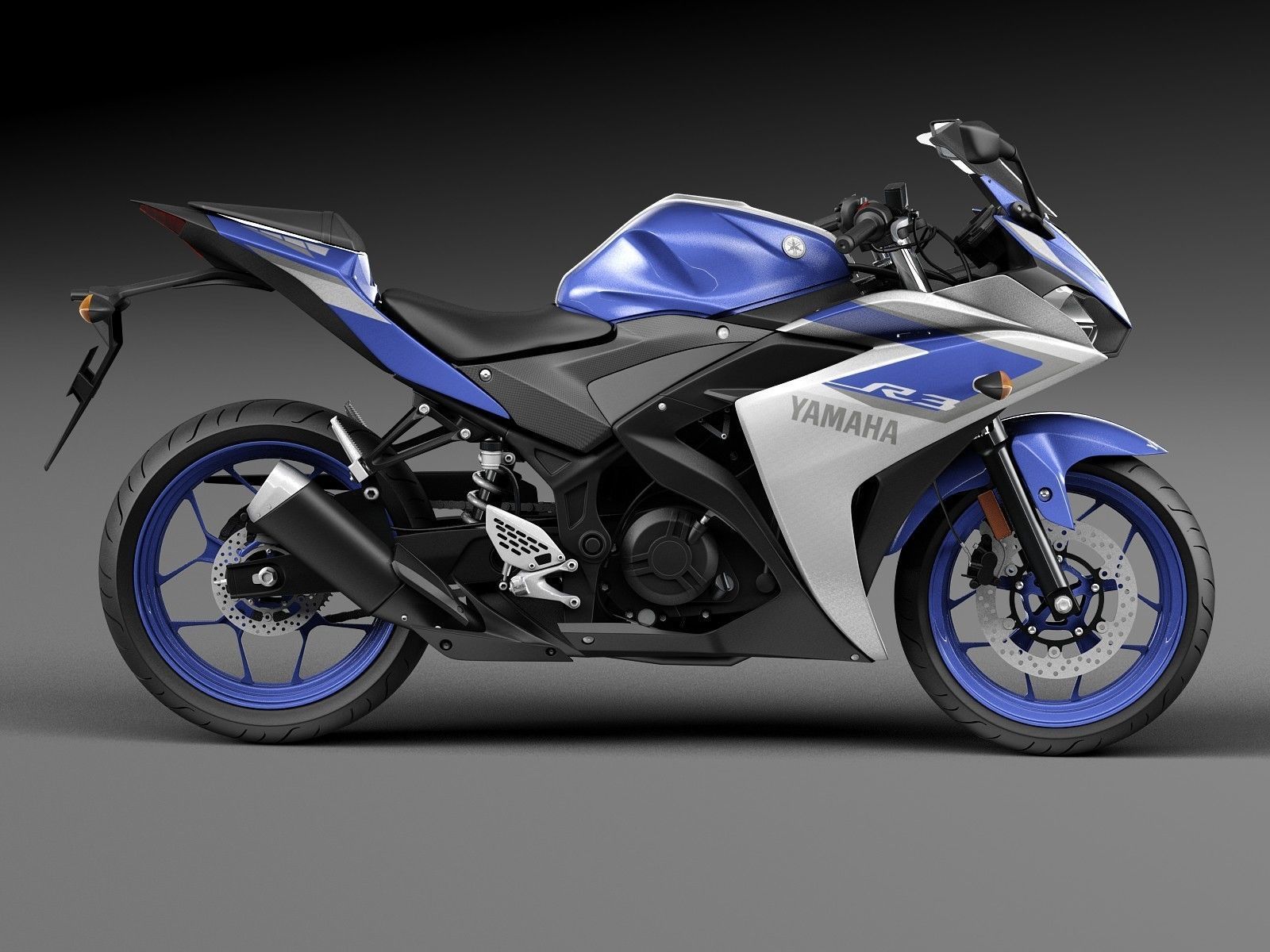 Yamaha YZF R3 2015 3D model_6