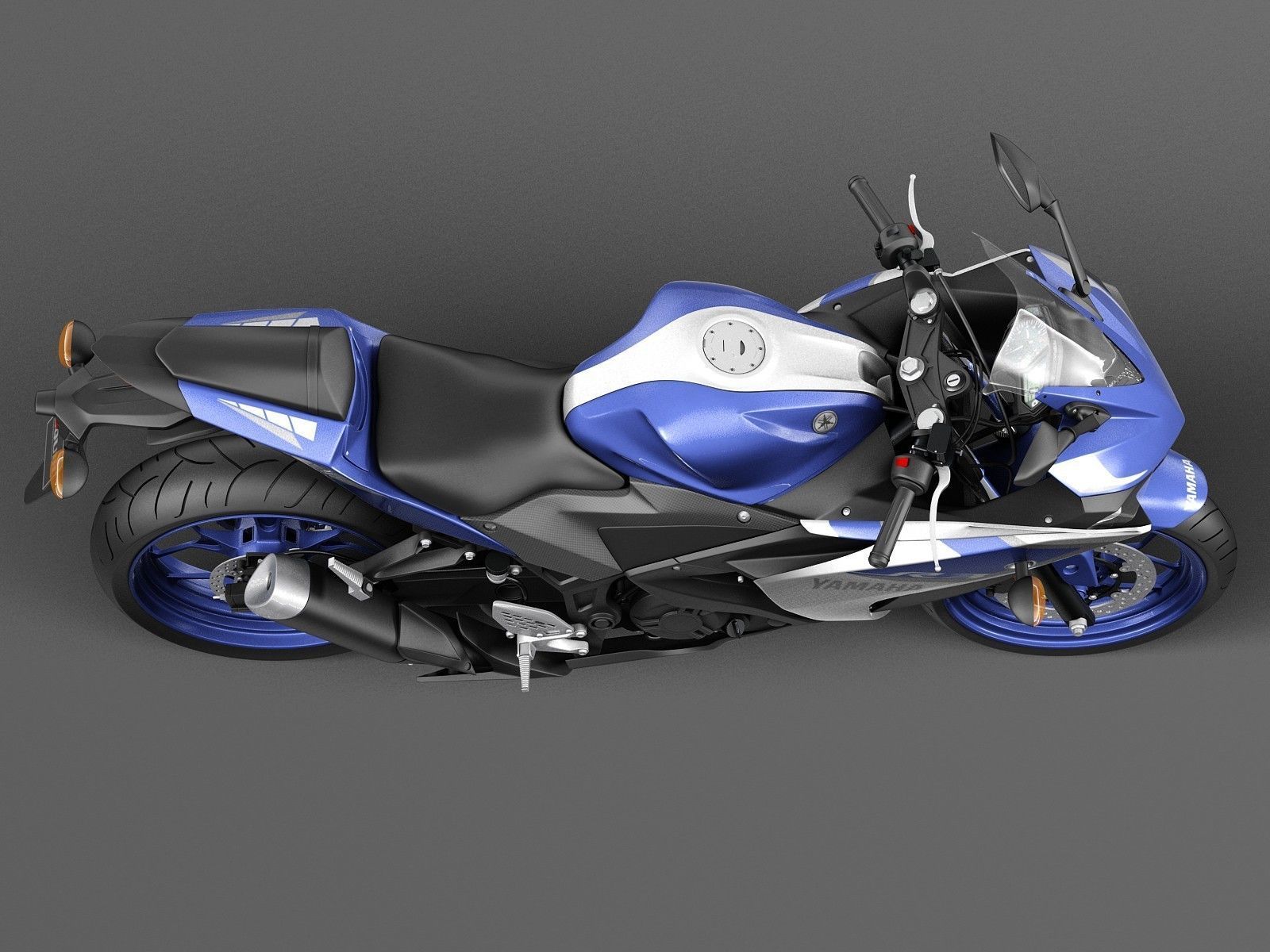 Yamaha YZF R3 2015 3D model_7