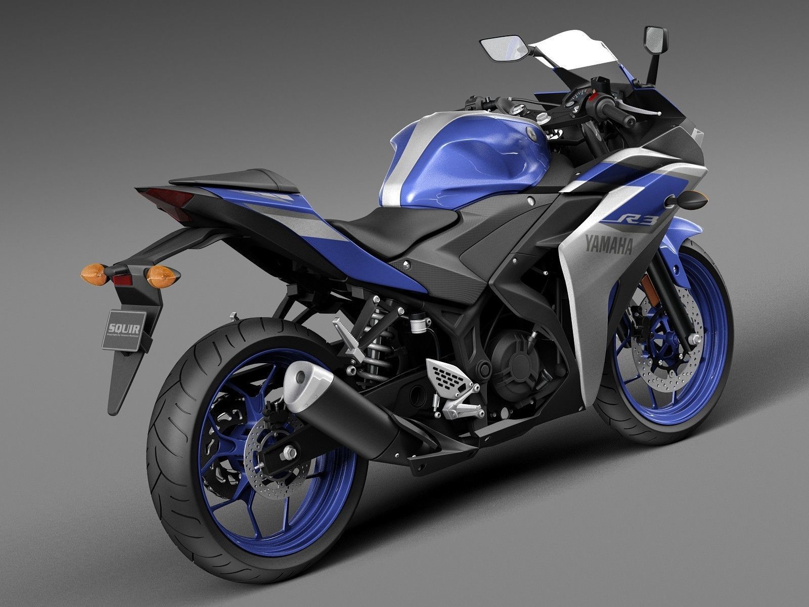 Yamaha YZF R3 2015 3D model_4