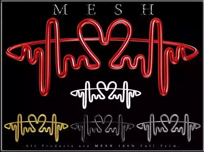 Love heart beat Ring