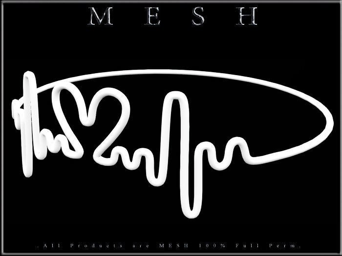 Love heart beat Ring Low-poly 3D model_5