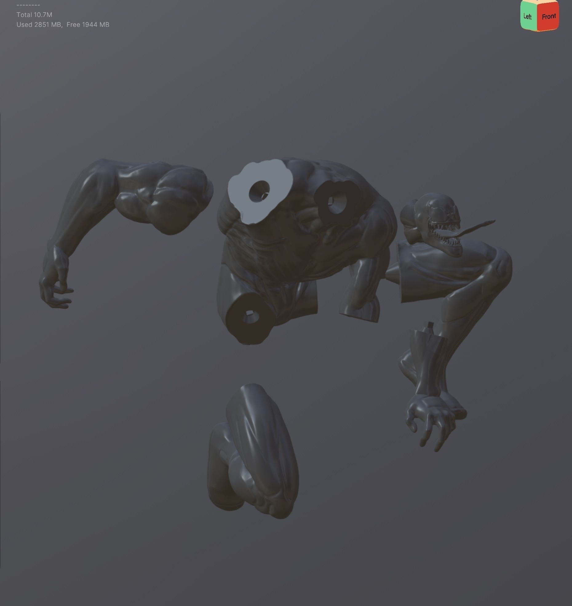 Venom rip Parker 3D model 3D printable | CGTrader