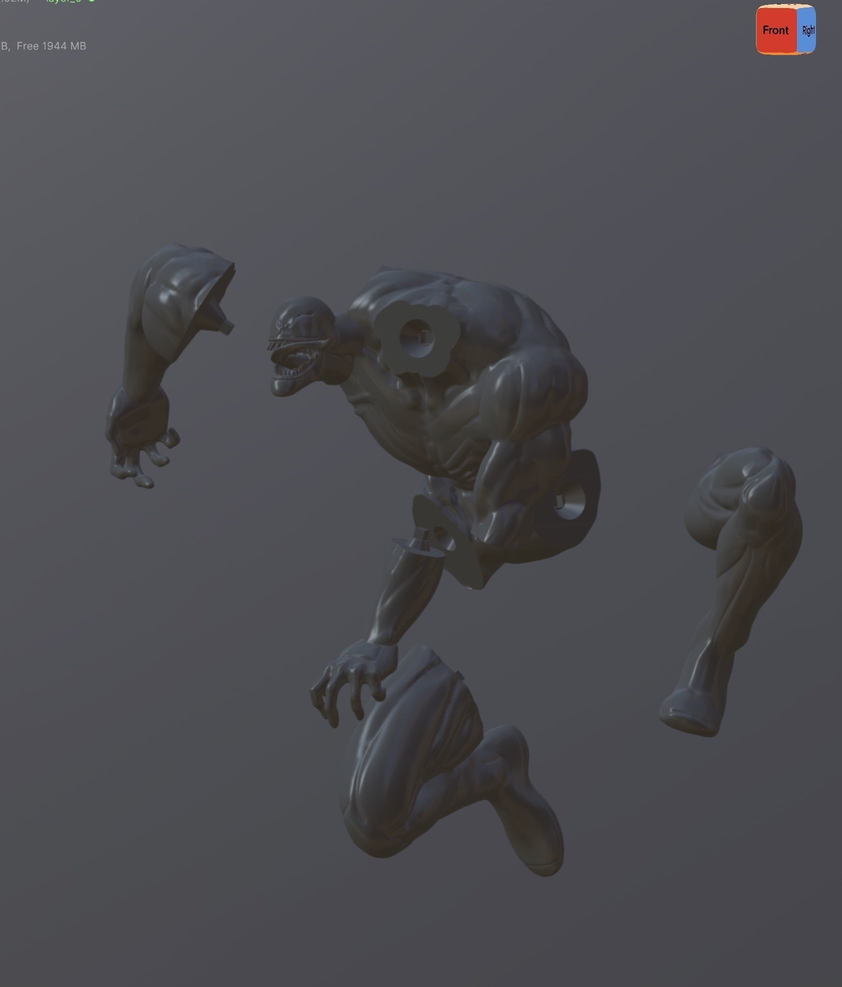 Venom rip Parker 3D model 3D printable | CGTrader