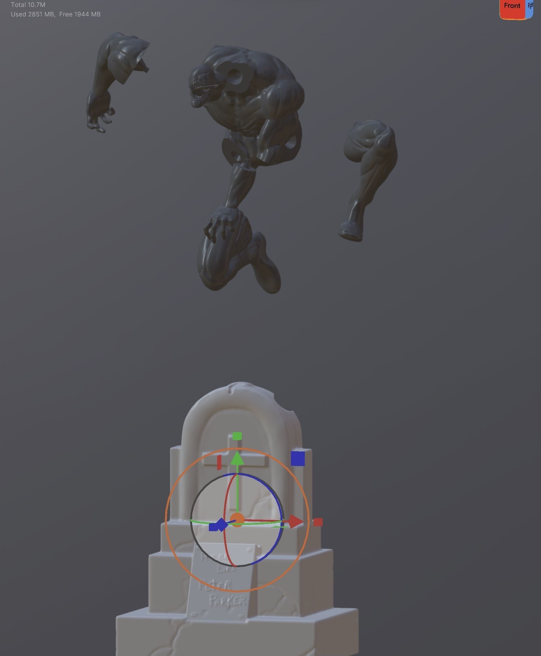 Venom rip Parker 3D model 3D printable | CGTrader