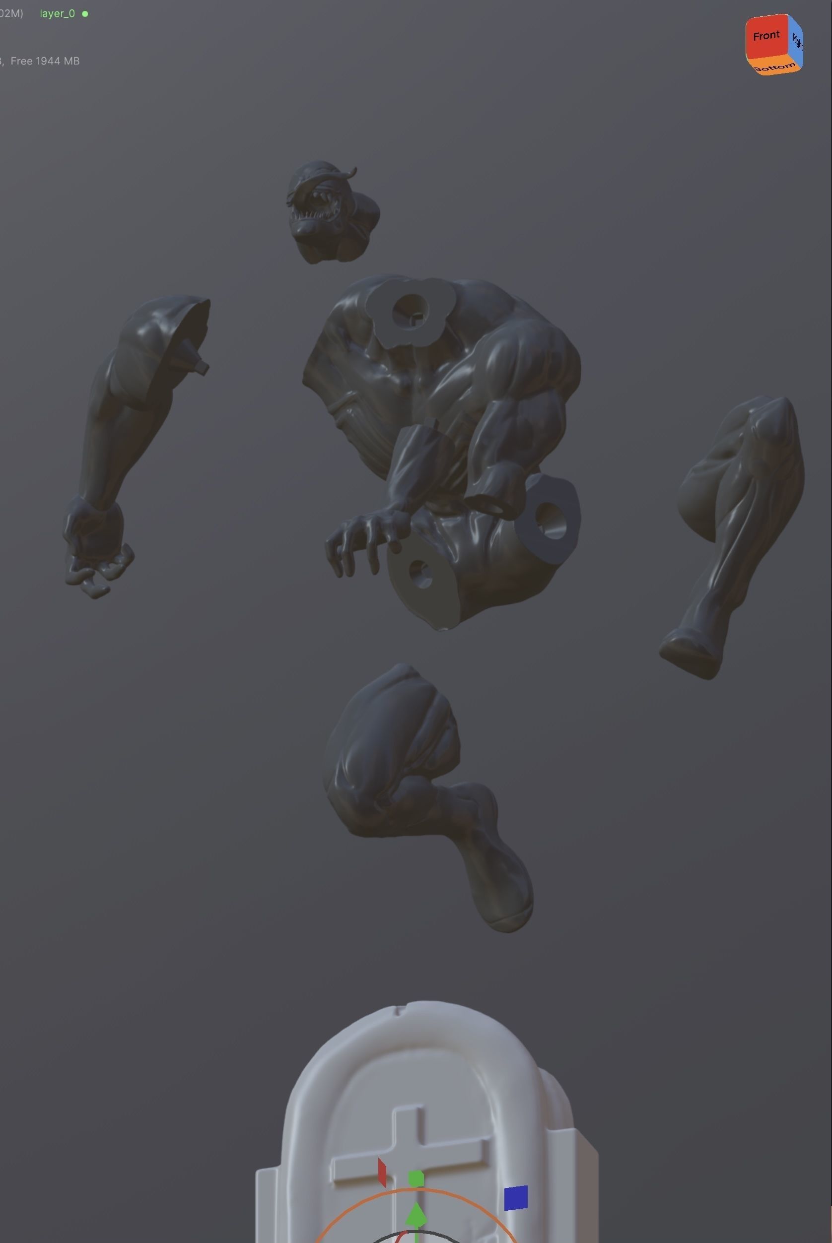 Venom rip Parker 3D model 3D printable | CGTrader