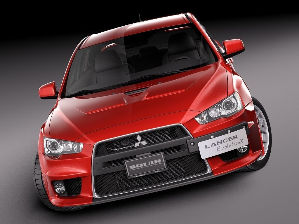 Mitsubishi Lancer Evolution X 2008 3D model_10