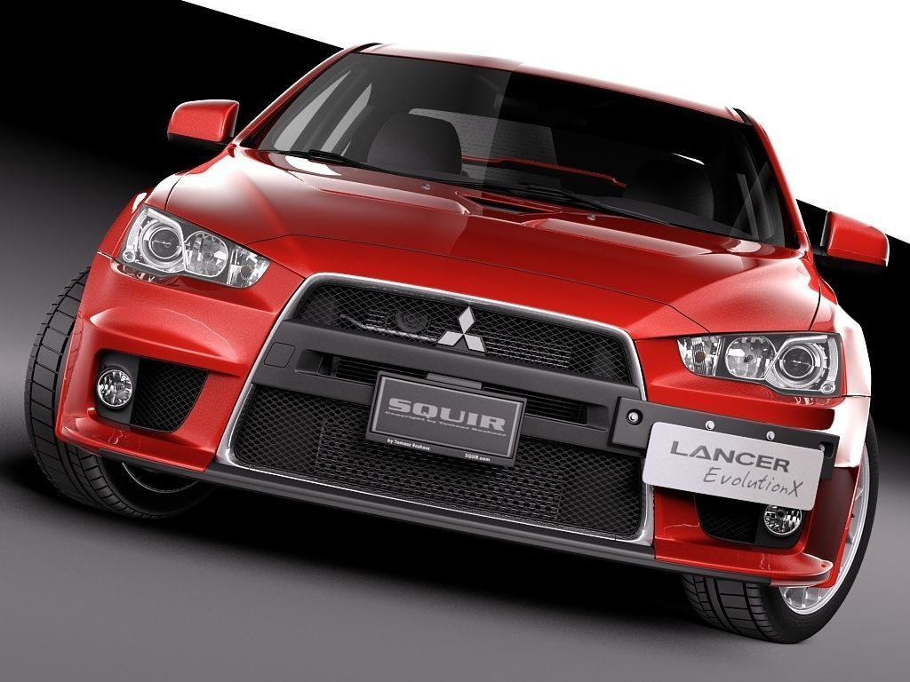 Mitsubishi Lancer Evolution X 2008 3D model_11