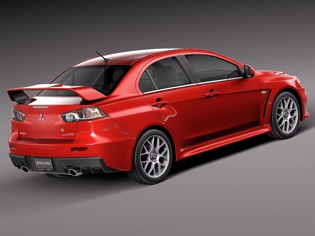 Mitsubishi Lancer Evolution X 2008 3D model_4