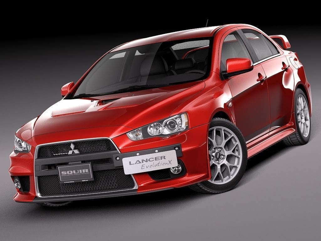 Mitsubishi Lancer Evolution X 2008 3D model_8