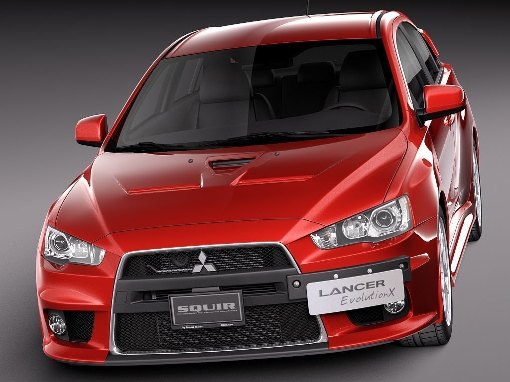 Mitsubishi Lancer Evolution X 2008 3D model_1