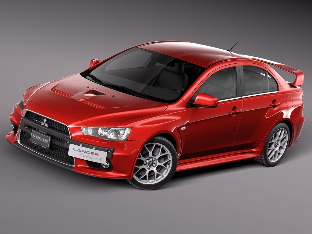 Mitsubishi Lancer Evolution X 2008 3D model_12