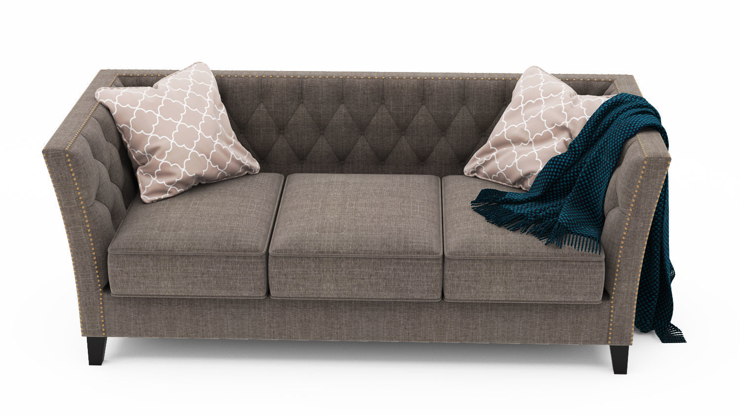 Dunstaffnage Chesterfield Sofa  3D model_2