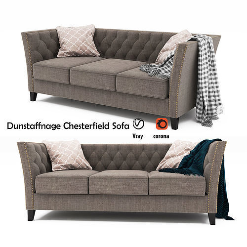 Dunstaffnage Chesterfield Sofa  3D model