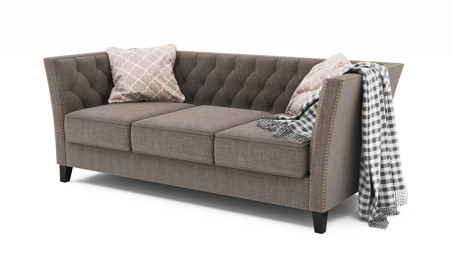 Dunstaffnage Chesterfield Sofa  3D model_6