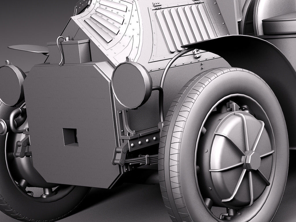  Lohner Porsche 1901 3D model_13