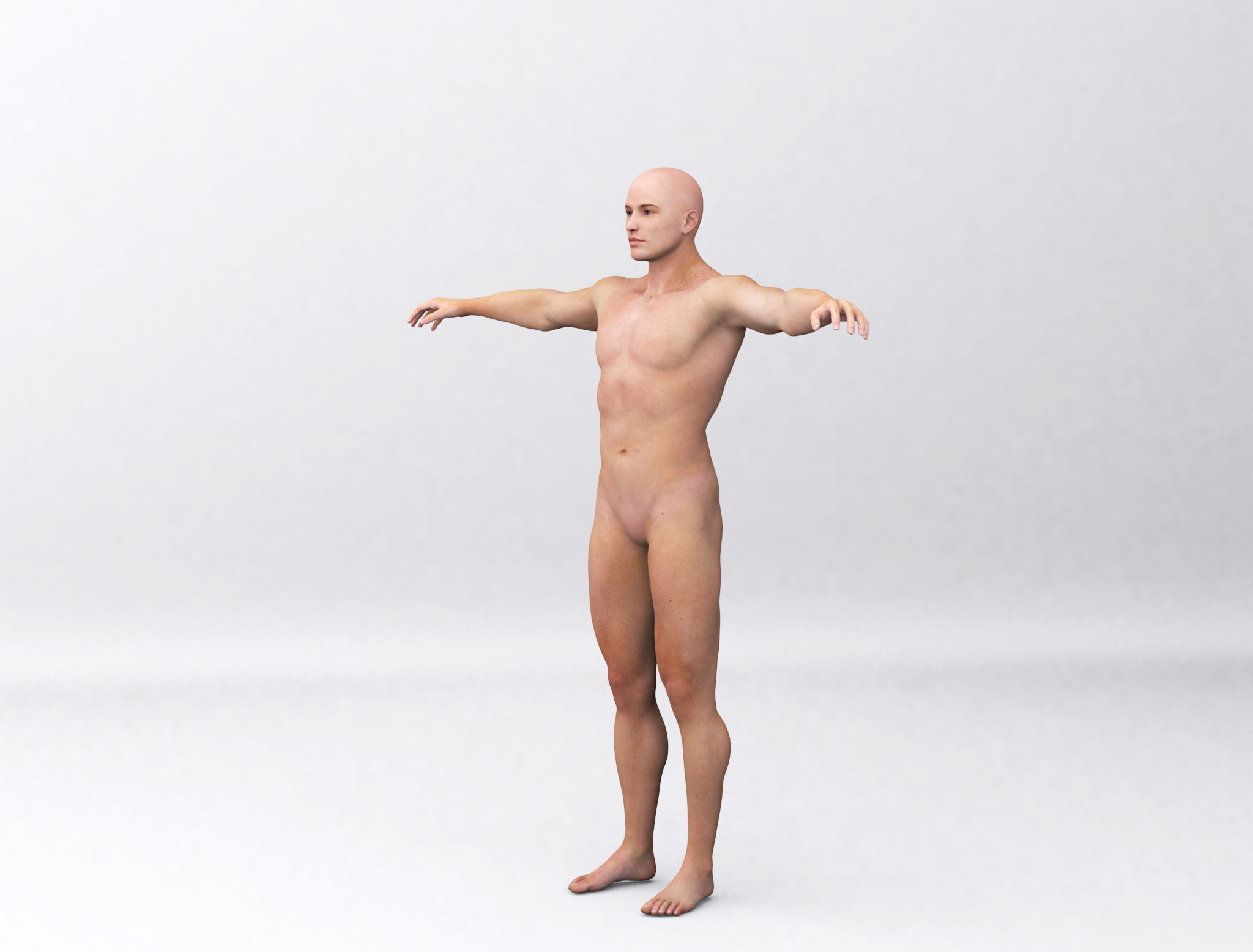Combine human sizes - from small to large 3D model_10