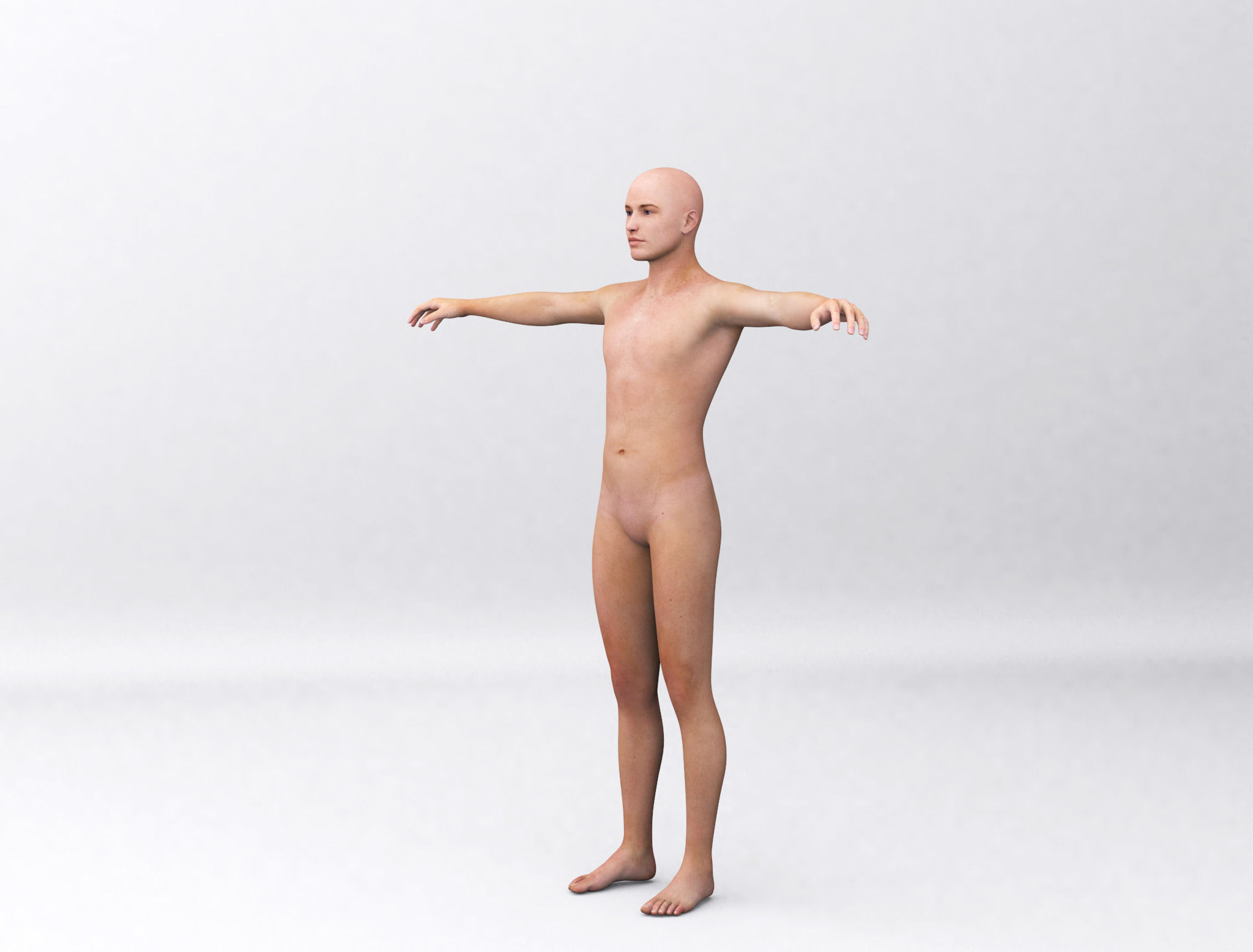 Combine human sizes - from small to large 3D model_6