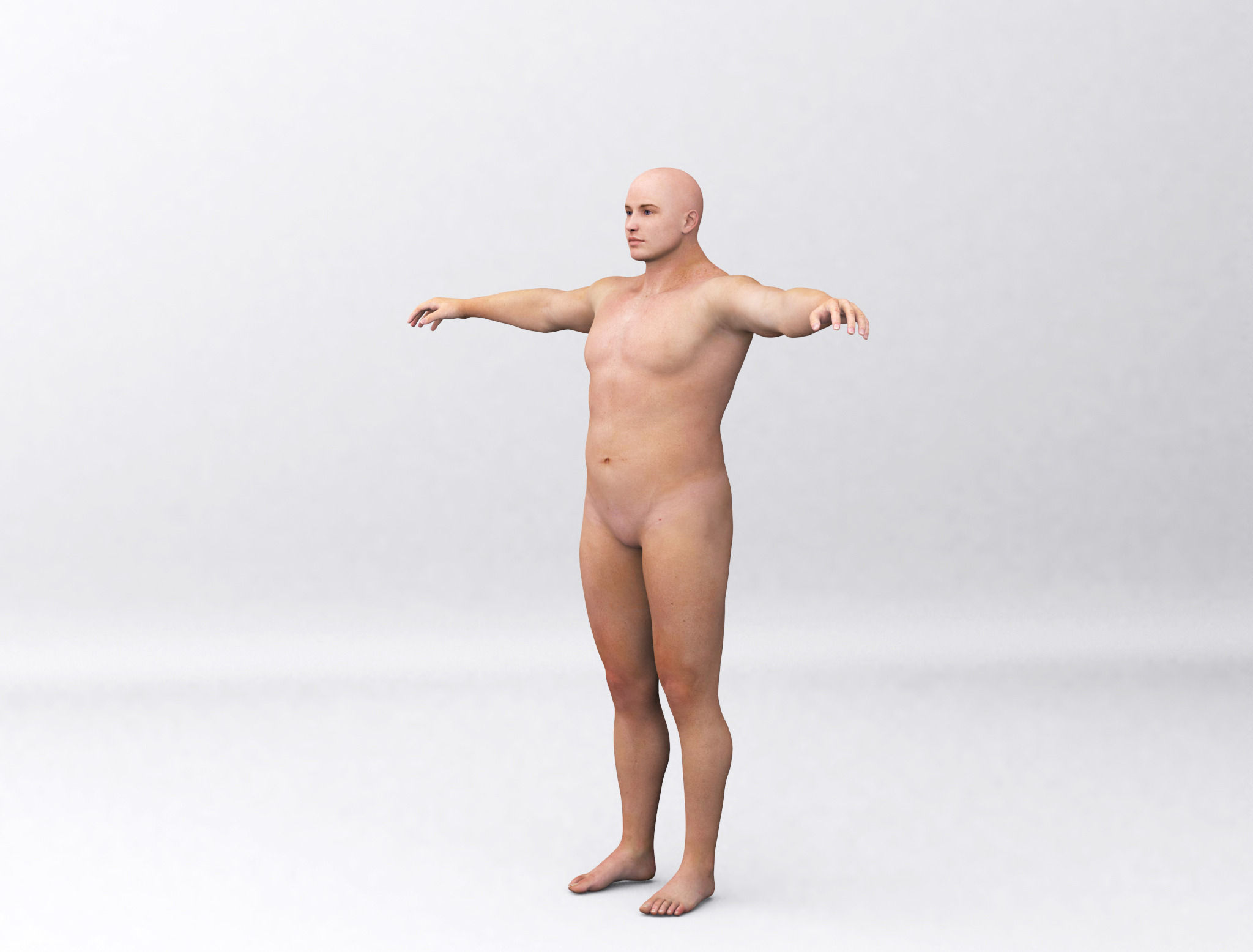 Combine human sizes - from small to large 3D model_11