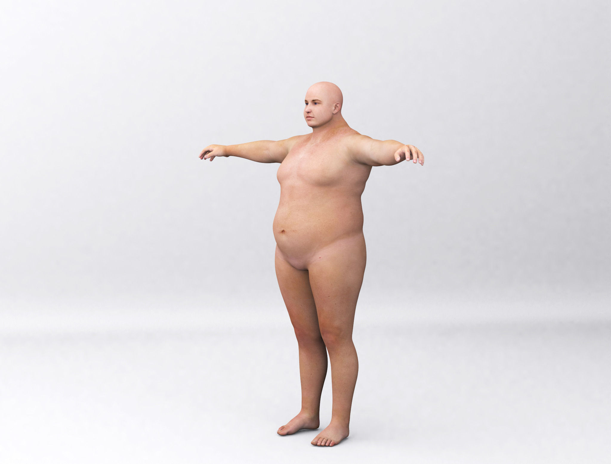 Combine human sizes - from small to large 3D model_13