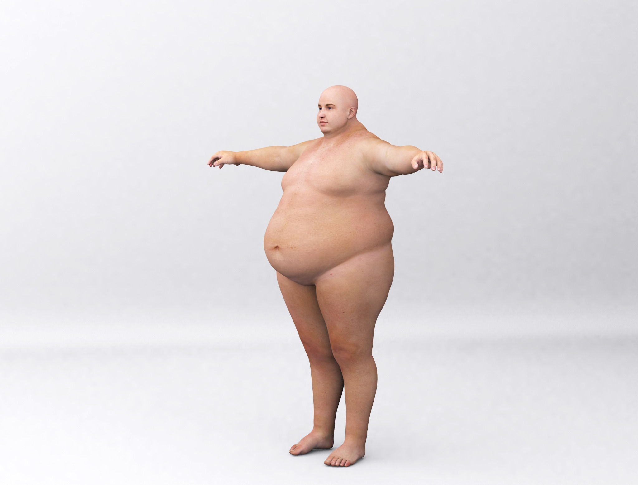 Combine human sizes - from small to large 3D model_17
