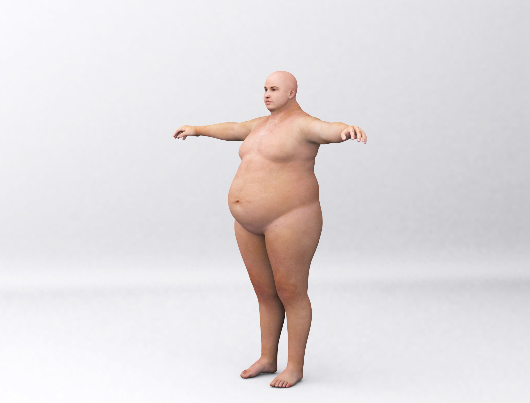 Combine human sizes - from small to large 3D model_18