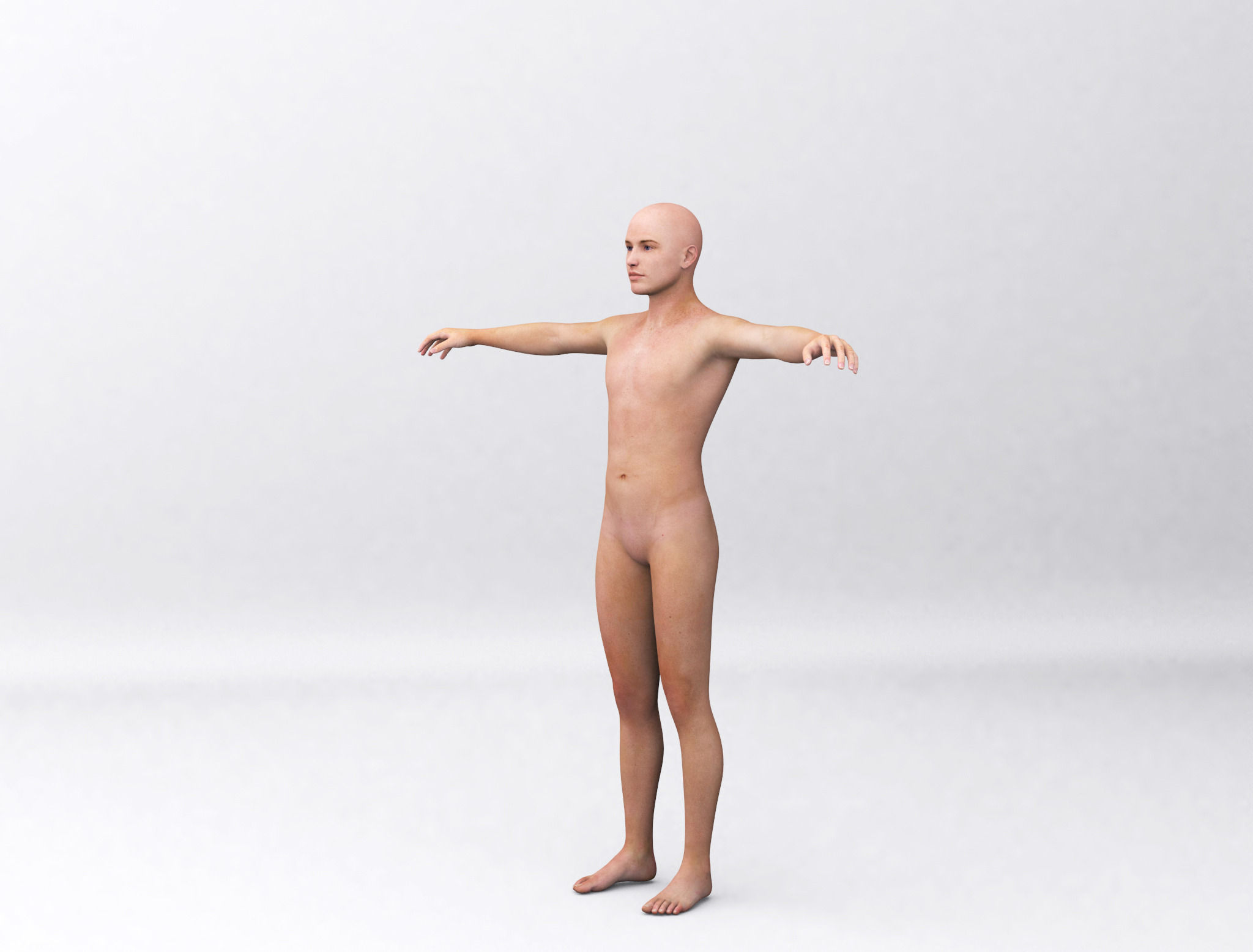 Combine human sizes - from small to large 3D model_5