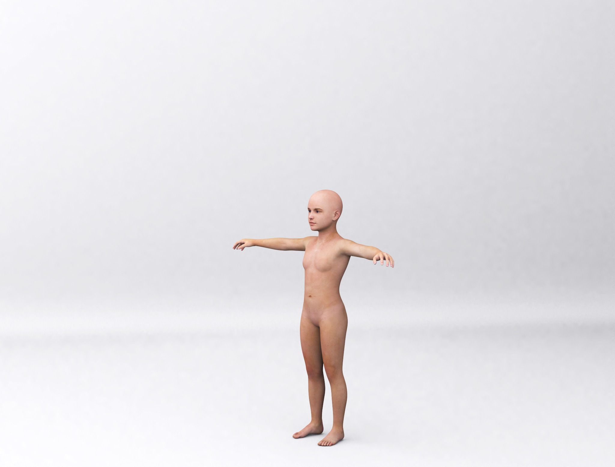 Combine human sizes - from small to large 3D model_25